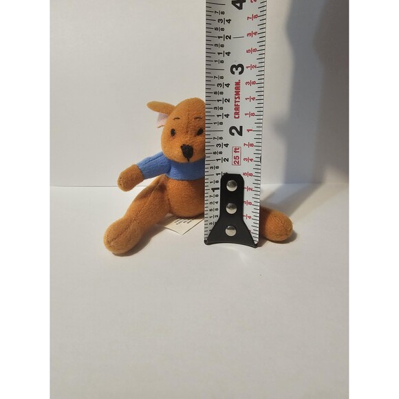 Vintage Collectible Walt Disney Winnie the Pooh Posable Roo Kangaroo 3" Plush - Picture 6 of 7